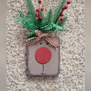 Handmade Wooden Reindeer